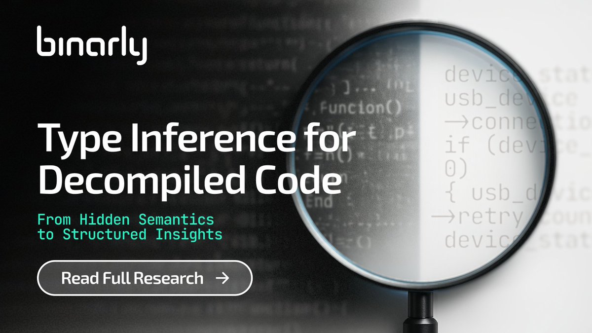 BINARLY🔬 (@binarly_io) on Twitter photo 🔎From Hidden Semantics to Structured Insights✨
By combining static analysis techniques and tailored heuristic improvements, we've significantly enhanced the precision of type inference, enabling more effective vulnerability triage. <a href="/pr0me/">lukas seidel</a> <a href="/xorpse/">Sam Thomas</a> 👏
binarly.io/blog/type-infe… 🔎From Hidden Semantics to Structured Insights✨
By combining static analysis techniques and tailored heuristic improvements, we've significantly enhanced the precision of type inference, enabling more effective vulnerability triage. <a href="/pr0me/">lukas seidel</a> <a href="/xorpse/">Sam Thomas</a> 👏
binarly.io/blog/type-infe…