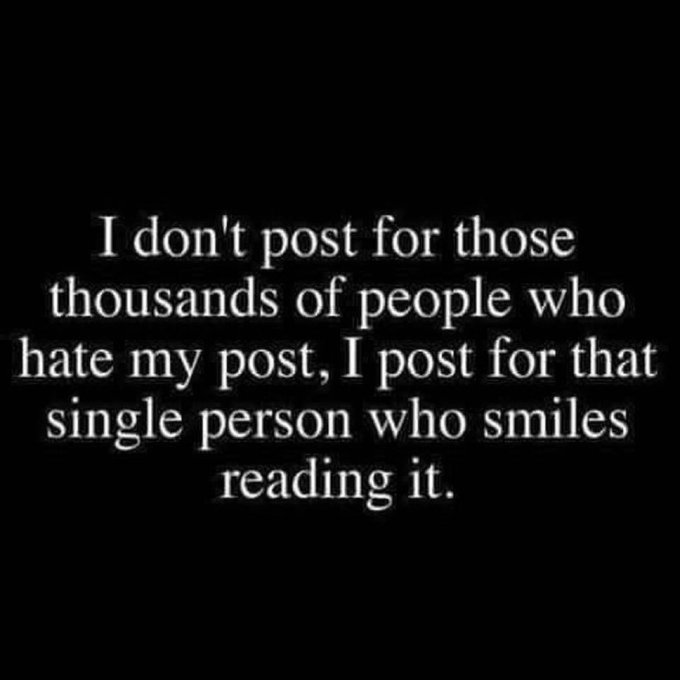 It's what I do for mental health ( mine and others )