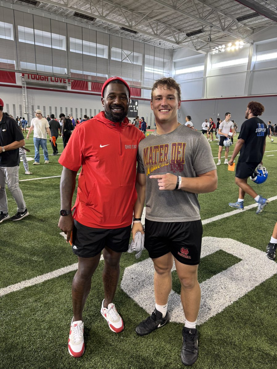 Had a great time today <a href="/OhioStateFB/">Ohio State Football</a>! 

<a href="/Coach_Brooks314/">Canaan Brooks</a> <a href="/TonyJCoach/">Tony Johnson</a> <a href="/ryandaytime/">Ryan Day</a> <a href="/SWI_Sports/">SW Indiana Sports</a> <a href="/IndyWeOutHere/">IndyWeOutHere ‼️</a> <a href="/IndianaPreps/">Indiana Preps</a> <a href="/PrepRedzoneIN/">Prep Redzone Indiana</a> <a href="/Locklyn33/">WalkOnCoach ⭕️H 🌰</a>