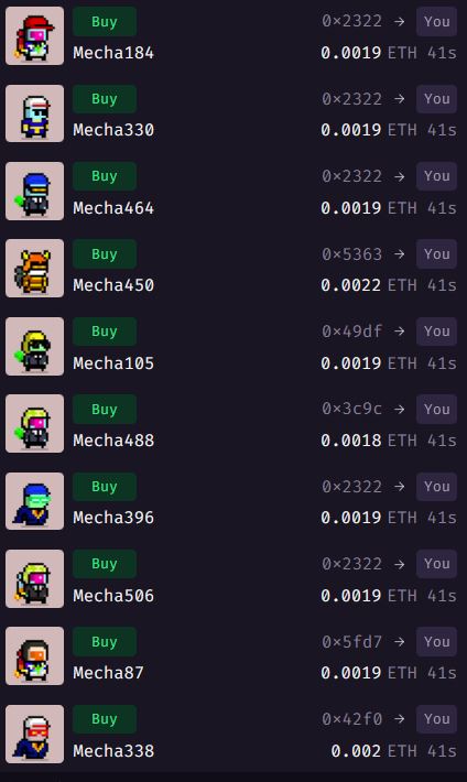 Lupi ◨ ◨ 🪐 (@beonlynone) on Twitter photo Just swept 10 <a href="/mechaminis_base/">Mechaminis</a>  🧱
Slow grind, but I see something here.
777 supply. On <a href="/base/">Base</a> 
They just rolled out quests to earn points, feels like the start of something bigger.
Not hyped, not loud… but they’re building.
And I’m stacking early before anyone wakes up.
Might Just swept 10 <a href="/mechaminis_base/">Mechaminis</a>  🧱
Slow grind, but I see something here.
777 supply. On <a href="/base/">Base</a> 
They just rolled out quests to earn points, feels like the start of something bigger.
Not hyped, not loud… but they’re building.
And I’m stacking early before anyone wakes up.
Might