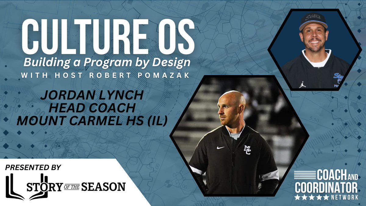 Keith Grabowski ๐ Coach and Coordinator Network (@coachkgrabowski) on Twitter photo ๐จ New Culture OS episode presented by <a href="/StoryTheSeason/">Story of the Season</a> โผ๏ธ
Mount Carmel (IL) HC Jordan Lynch breaks down what fuels sustained success:
๐ง Mental toughness
๐๏ธ Off-season buy-in
๐ Pressure as a privilege
๐ก Leadership, trust & daily growth
Listen now!
๐:podcasts.apple.com/us/podcast/culโฆ ๐จ New Culture OS episode presented by <a href="/StoryTheSeason/">Story of the Season</a> โผ๏ธ
Mount Carmel (IL) HC Jordan Lynch breaks down what fuels sustained success:
๐ง Mental toughness
๐๏ธ Off-season buy-in
๐ Pressure as a privilege
๐ก Leadership, trust & daily growth
Listen now!
๐:podcasts.apple.com/us/podcast/culโฆ