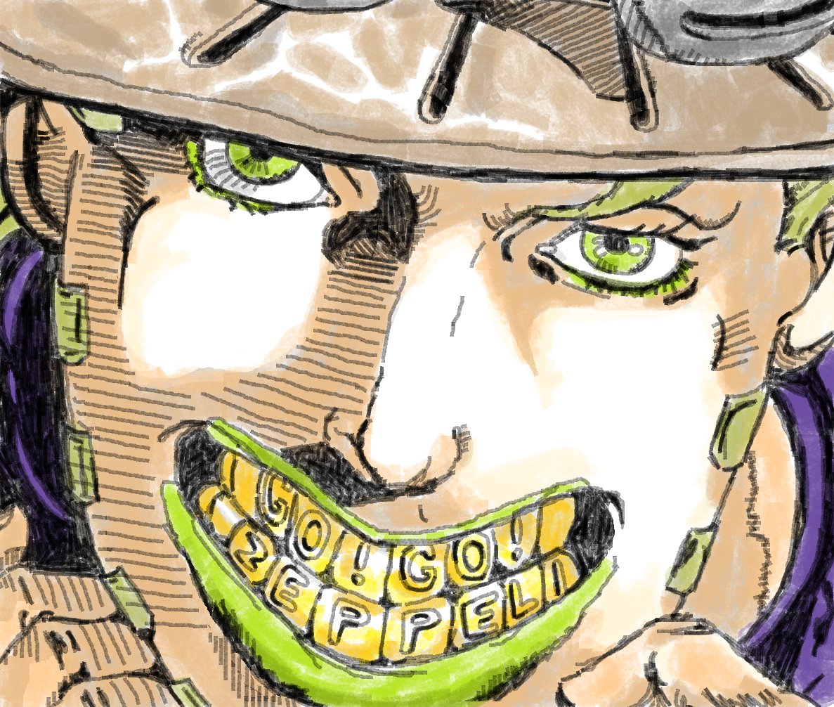 no_way_m8s's tweet image. best jojo character for a reason Gyro Zeppeli