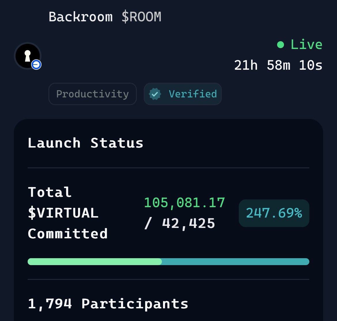 Annnkkyyyy's tweet image. Was about to crash for the night but

Saw @useBackroom x @virtual going live and had to max pledge. 
Couldn’t sleep on this one.

One of the first genesis launches with a real product actually shipping and it’s gunning to reshape the creator economy. 

No fancy filters or…