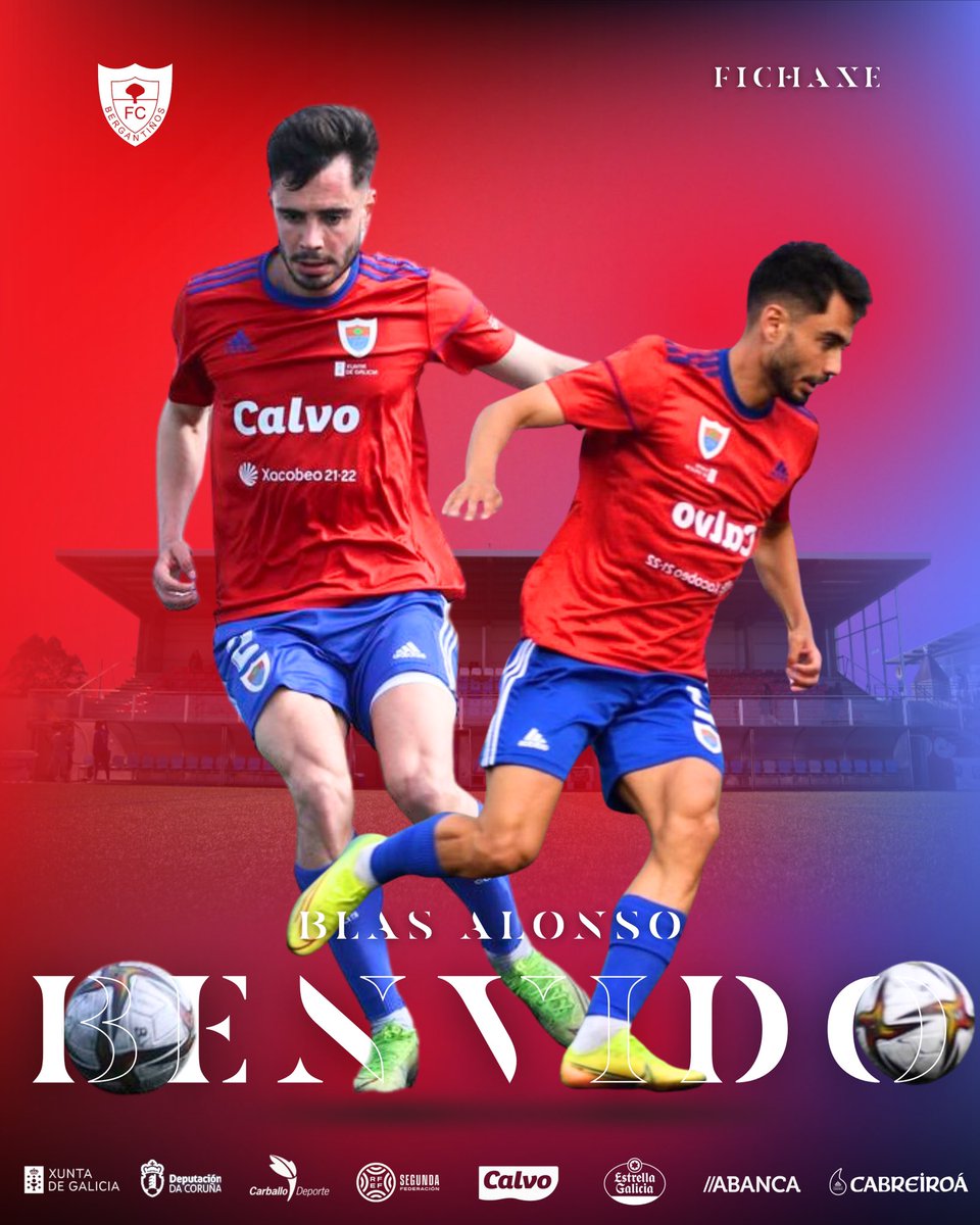 Bergantiños FC (@berganfc) on Twitter photo ✍️ 𝐎𝐅𝐈𝐂𝐈𝐀𝐋 | Blas Alonso  
<a href="/blasito_rcd/">blas alonso</a> é novo xogador do Bergantiños FC. 
O lateral de 28 anos volve ao Bergan tras xogar as últimas tres tempadas en #SegundaRFEF co <a href="/aguilas_fc/">Águilas F.C.</a>. ✍️ 𝐎𝐅𝐈𝐂𝐈𝐀𝐋 | Blas Alonso  
<a href="/blasito_rcd/">blas alonso</a> é novo xogador do Bergantiños FC. 
O lateral de 28 anos volve ao Bergan tras xogar as últimas tres tempadas en #SegundaRFEF co <a href="/aguilas_fc/">Águilas F.C.</a>.