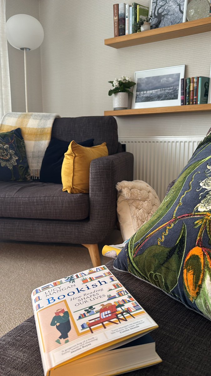 Just started Bookish by <a href="/LucyMangan/">LucyMangan</a> A couple of chapters in and happy to report it’s every bit as good as Bookworm. Pleased to know my initial reaction to reading 1984 (at 11) wasn’t unique. 
Also considering a second book room. Kitchens are optional, right?