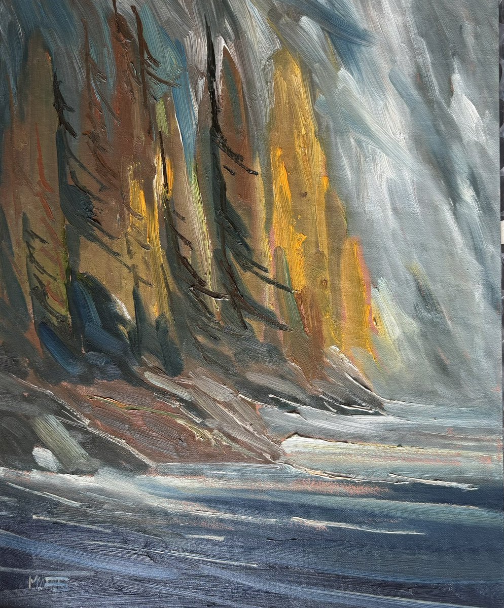 The mist at Kekabeka Falls 
Thunder Bay
20”x16” oil on canvas 
Now available for sale