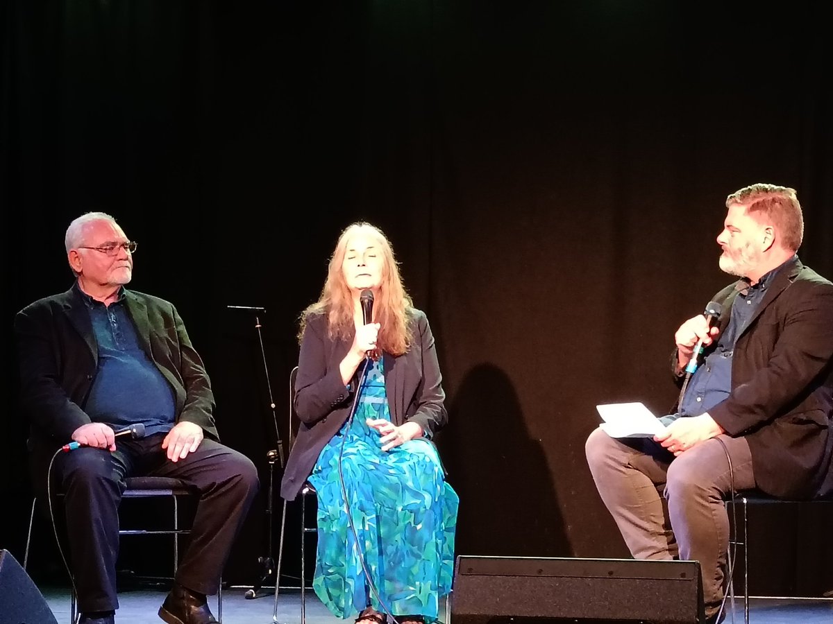 Martin J Magill (@martinjmagill) on Twitter photo Pat Magee and Jo Berry speaking to Jonny Clarke (<a href="/corrymeela/">Corrymeela</a>) in the Black Box. Pat Magee and Jo Berry speaking to Jonny Clarke (<a href="/corrymeela/">Corrymeela</a>) in the Black Box.