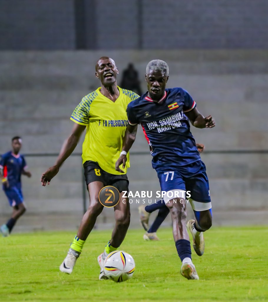 zaabu_sports's tweet image. INVESTING IN SUCCESS!!!

FUFA President’s XI wins 5-4 on penalties after 0-0 draw against Uganda Parliament FC  👏 Great show of sportsmanship! With Government investing in sports infrastructure, Uganda’s sports is poised for growth 
#FUFA #SportsDevelopment #Uganda