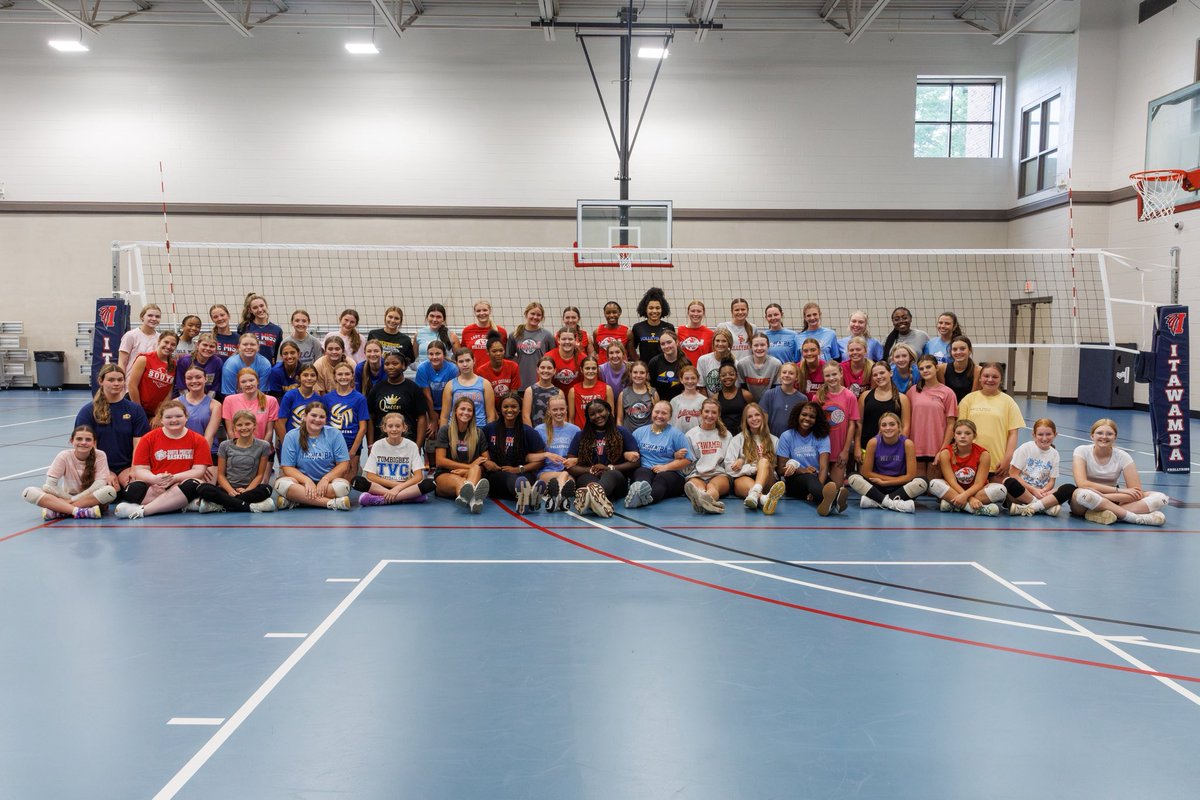 Passing Camp was a success!! We can’t wait for our Hitting Camp today! #RollTribe