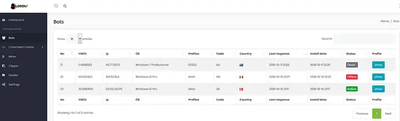 LeaktoolV2's tweet photo. Lordix botnet
It is an http-based botnet with stealing functions but also crypto mining. I am posting them on the forum for educational analysis.
use it in a laboratory environment
#analysis #cybersecurity #free #hacking #tools https://t.co/BAsQKL2iEU