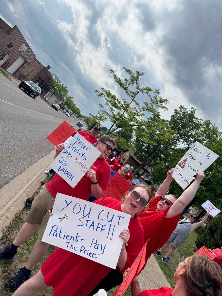 Michigan AFL-CIO ✊ (@miaflcio) on Twitter photo Safe staffing saves lives! Thank you to our nurses across the state for fighting for all patients and healthcare workers.
<a href="/OPEIU/">OPEIU | opeiu.org</a> <a href="/minurses/">Michigan Nurses Association</a> from the UP to down state, solidarity forever. ✊✊✊ Safe staffing saves lives! Thank you to our nurses across the state for fighting for all patients and healthcare workers.
<a href="/OPEIU/">OPEIU | opeiu.org</a> <a href="/minurses/">Michigan Nurses Association</a> from the UP to down state, solidarity forever. ✊✊✊