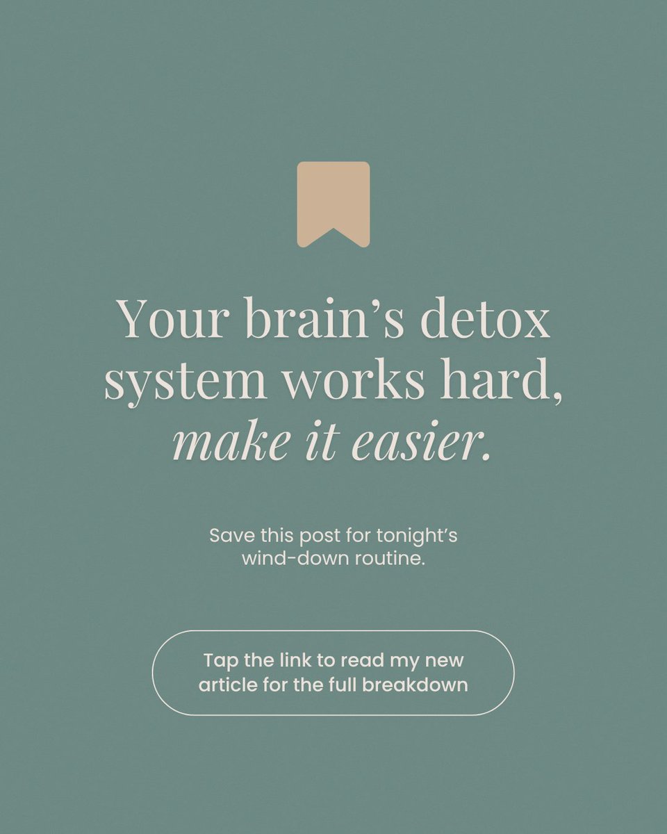Feeling off even after 8 hours of sleep?

Your brain might not be detoxing properly, thanks to a little-known system called the glymphatic system.

This built-in brain detox system only activates while you're sleeping, specifically during deep sleep.

If it's not working well,