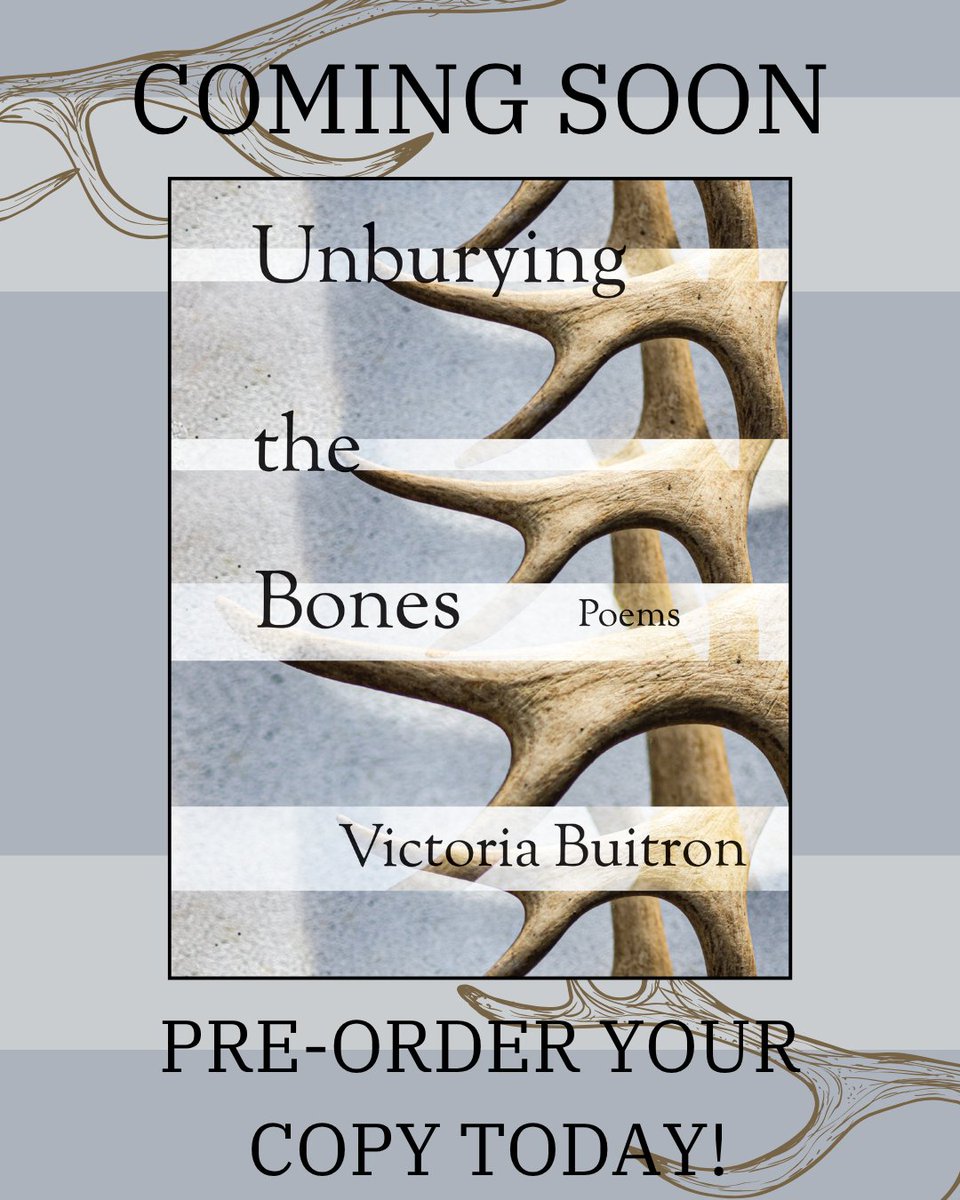 TRP: The University Press of SHSU (@txreviewpress) on Twitter photo Coming soon! *Unburying the Bones* by Victoria Buitron, selected by <a href="/OctQuintanilla/">Octavio Quintanilla</a> as part of the VersoFrontera series!
#Poetry #Poems #PoetryCommunity #Books #NewBooks #BookRelease #WritingCommunity #LiteraryCommunity #UniversityPress #SmallPress Coming soon! *Unburying the Bones* by Victoria Buitron, selected by <a href="/OctQuintanilla/">Octavio Quintanilla</a> as part of the VersoFrontera series!
#Poetry #Poems #PoetryCommunity #Books #NewBooks #BookRelease #WritingCommunity #LiteraryCommunity #UniversityPress #SmallPress