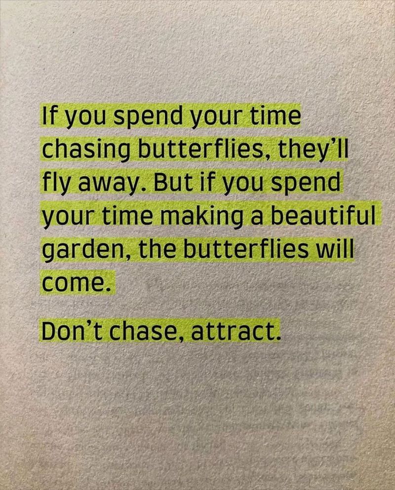 Don't Chase, ATTRACT.