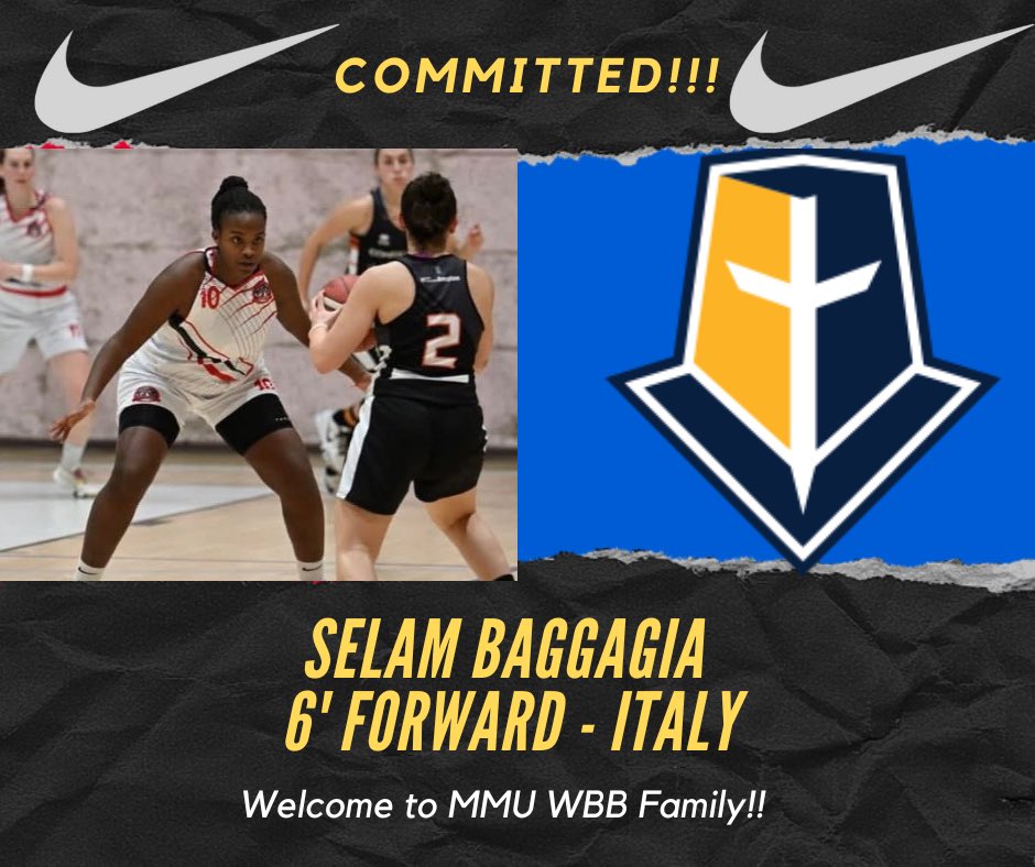 Allan Bertram (@coach_bertram) on Twitter photo 🔥Lancer Nation🔥
Welcome Selam to our Women’s Basketball Program!!
6’ Forward from Italy. We are excited for her to join our program!!
<a href="/MMULancersWBB/">Mount Marty Women’s Basketball</a> 🔥Lancer Nation🔥
Welcome Selam to our Women’s Basketball Program!!
6’ Forward from Italy. We are excited for her to join our program!!
<a href="/MMULancersWBB/">Mount Marty Women’s Basketball</a>