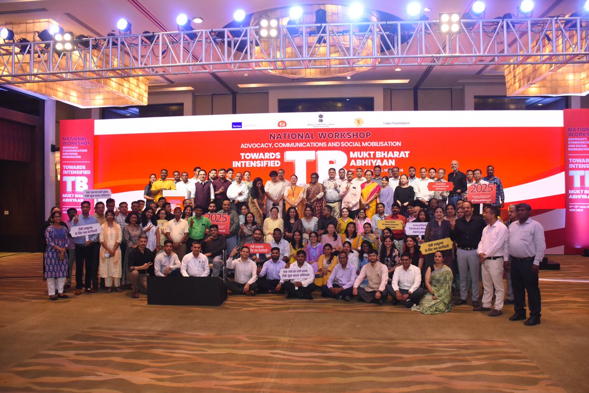 This workshop demonstrated the results of consistent capacity building by the ACSM NTSU – a united NTEP team that values accountability, consistency, collaboration, confidence, teamwork &amp; collective ACSM ownership in carrying forward the important mandate of a #TB-free India.