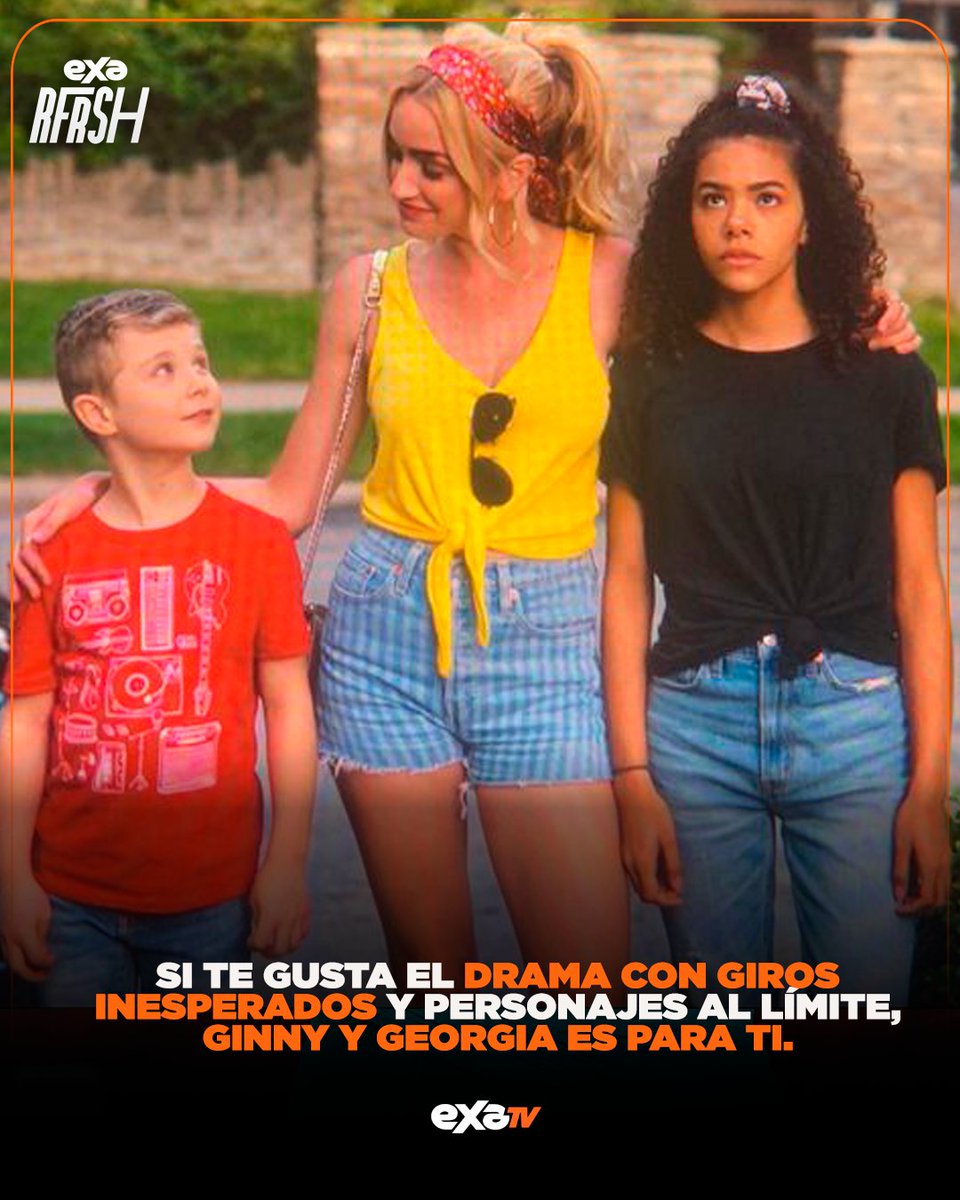 Si aún no ves Ginny y Georgia, estás perdiéndote un drama del bueno.✨ 
Georgia, una madre joven e independiente, se muda al norte con sus hijos Ginny y Austin buscando una nueva vida… pero empezar de cero no es tan fácil como parece 🏡💔

Drama, secretos, rebeldía y mucho