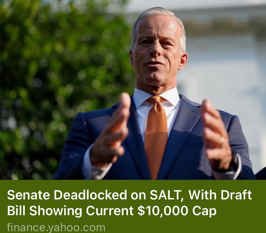 LauraAGillen's tweet image. A $10,000 State and Local Tax deduction cap is a slap in the face to hard-working families. We need a tax system that's fair to middle-class families, firefighters, law enforcement, and small business owners, not one that continues to double-tax them on the same income.…
