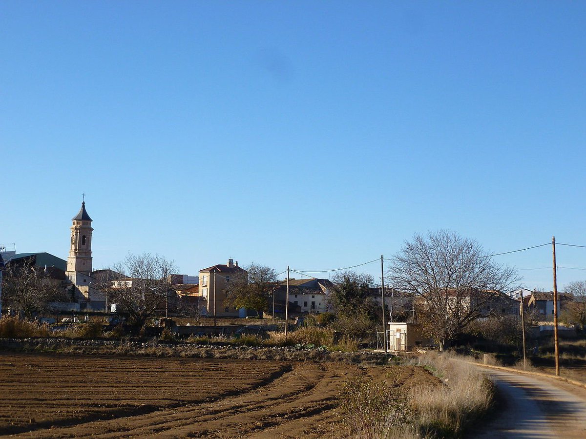 Buena nuei desde Villadoz, pertenece a la comarca del Campo de Daroca.