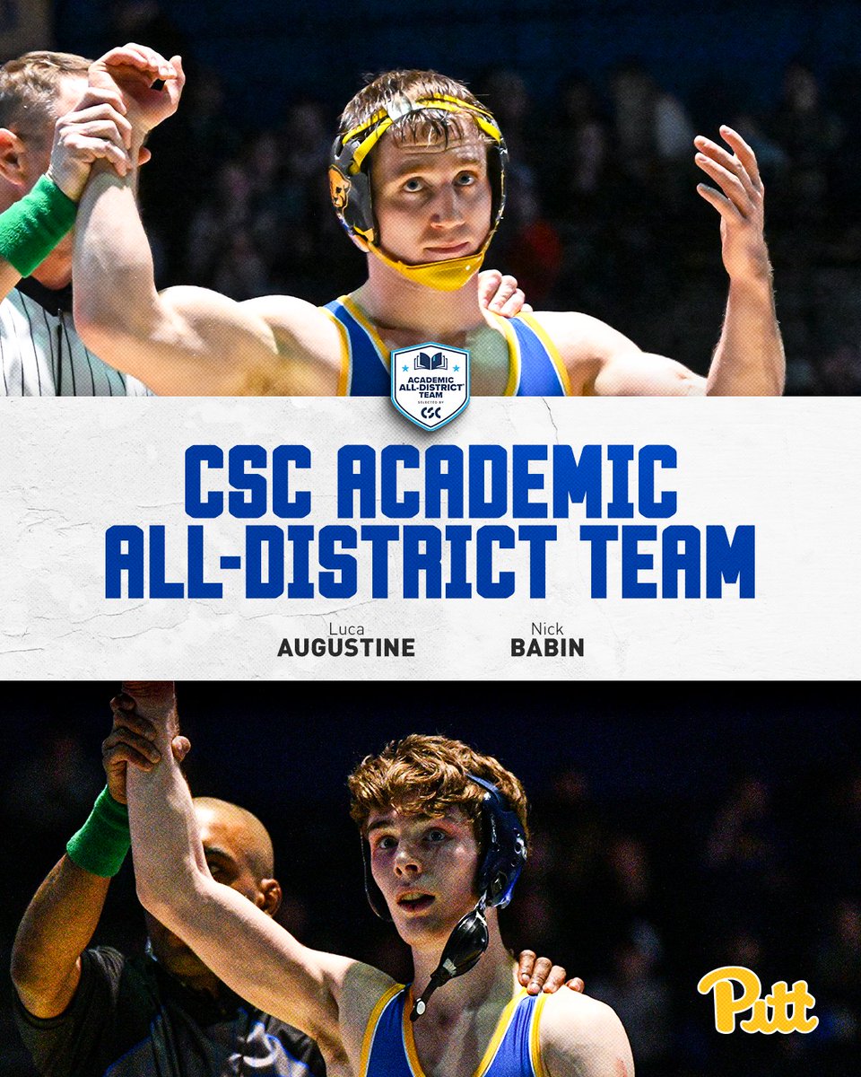 Excellence on and off the mat! 📚

Luca Augustine and Nick Babin add CSC Academic All-District honors to their growing list of achievements.

📰: shorturl.at/K87v3