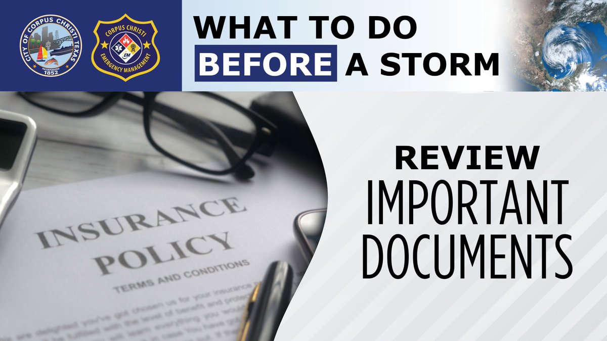 Reviewing your important documents, especially your insurance policy, is a crucial step to take before a storm hits. This includes understanding what your policy covers, what it doesn't, and what your deductible is. Having this information readily available can save you time and