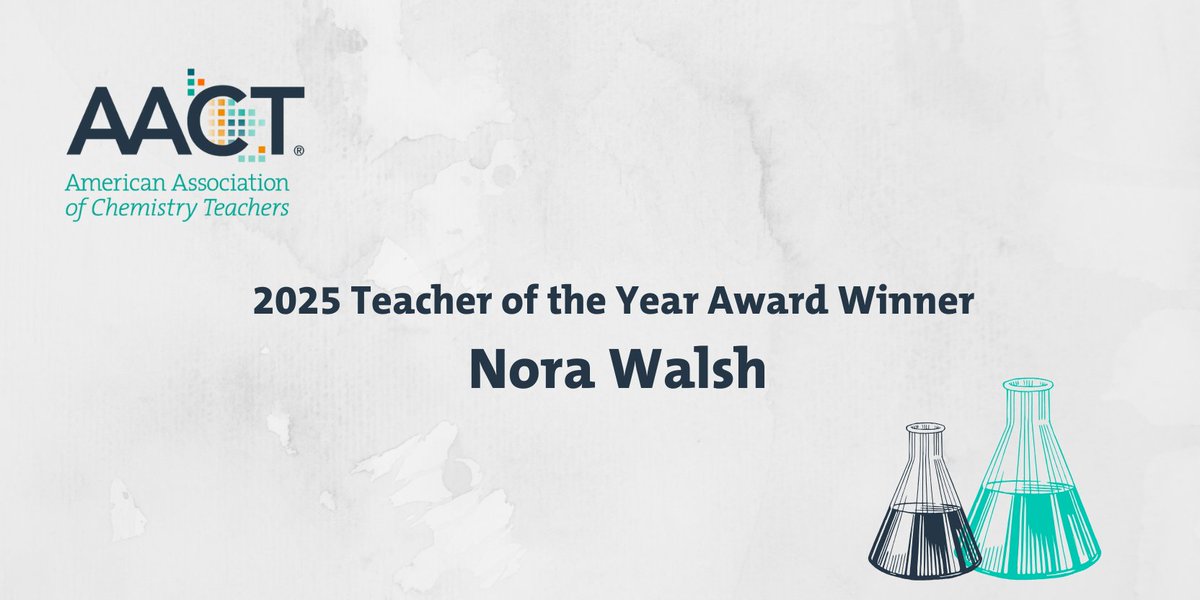 Each year, AACT recognizes K–12 educators with the Teacher of the Year award. We're pleased to introduce Nora Walsh, winner of the 2025 AACT Teacher of the Year Award 🏆 brnw.ch/21wTtTx