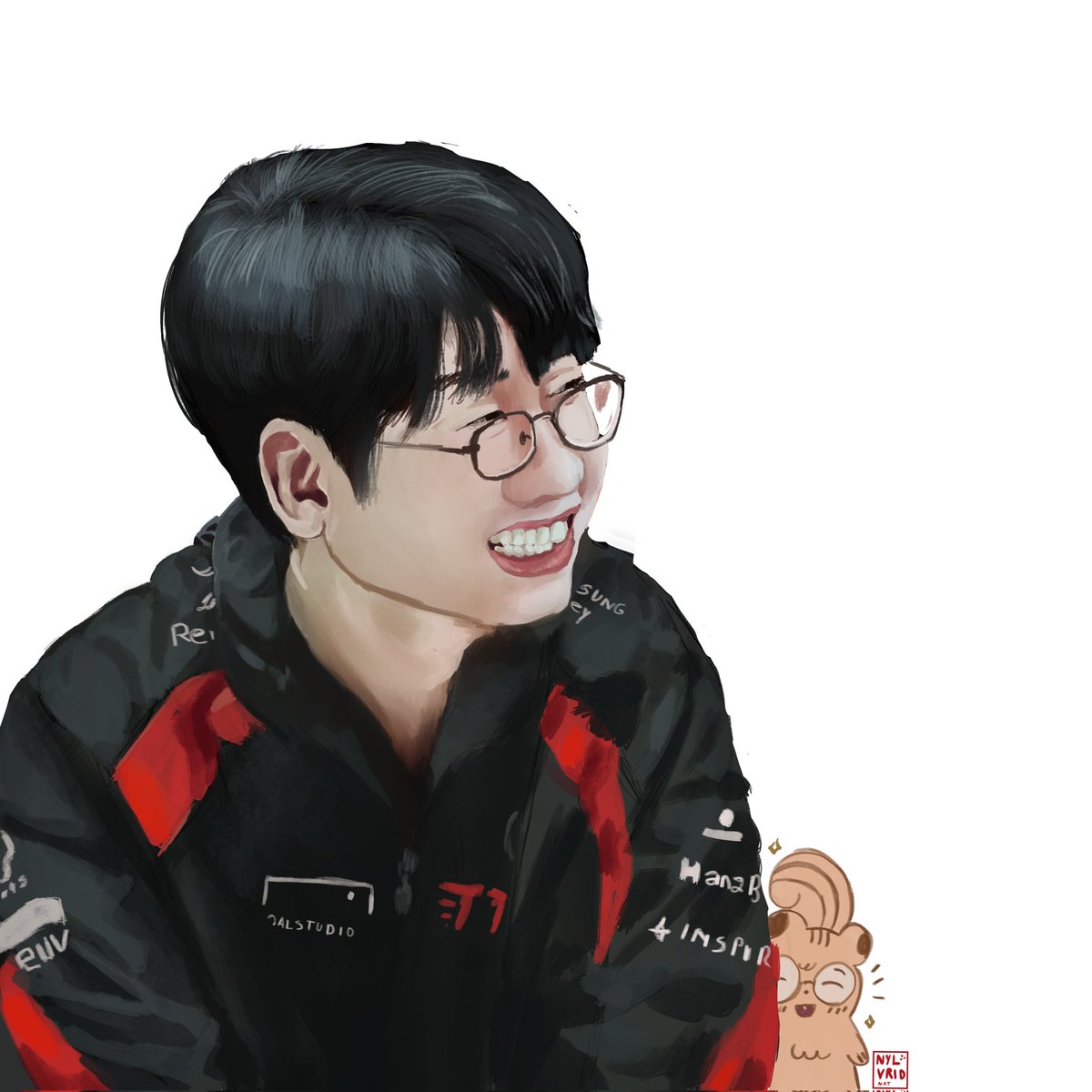 I drew Doran from T1 because honestly I was so happy seeing the last match they had vs HLA and because, oh my god he's so precious
Everytime he smiles after he cried so much in stage, it's just too precious to me 😢
#t1 #doran #kruglord #lol #T1Fighting