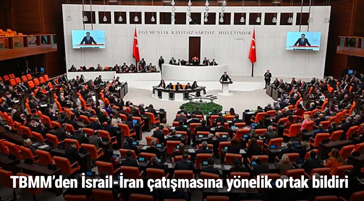 TBMM'den İsrail-İran çatışmasına yönelik ortak bildiri 
vansesigazetesi.com/tbmm-den-israi…