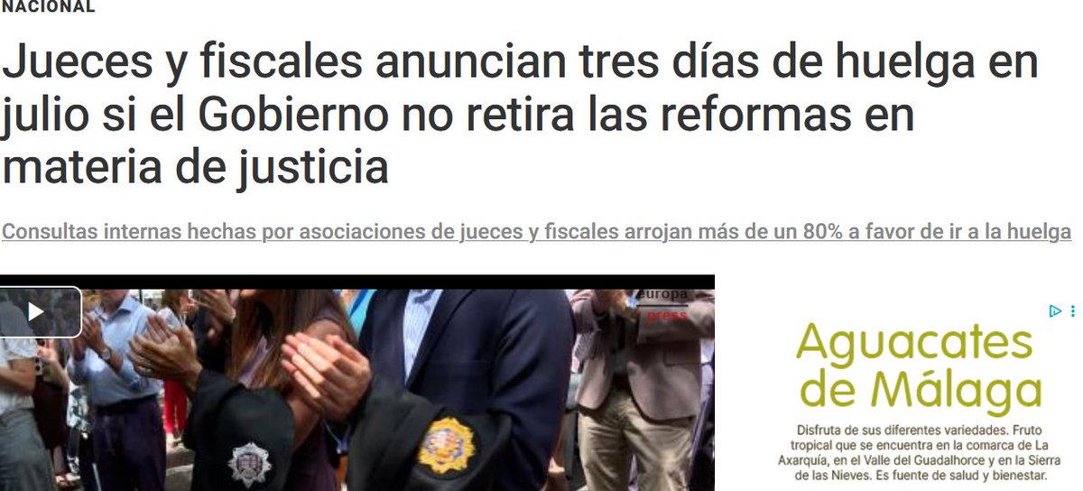La opinión de un juez aplicando las leyes va a misa. En como se organiza el servicio de la justicia, el acceso a la condición de juez o la estructura judicial, la opinión de un juez vale como la mía o quizás menos pues yo no tengo intereses corporativos. ¡Que huelguen!