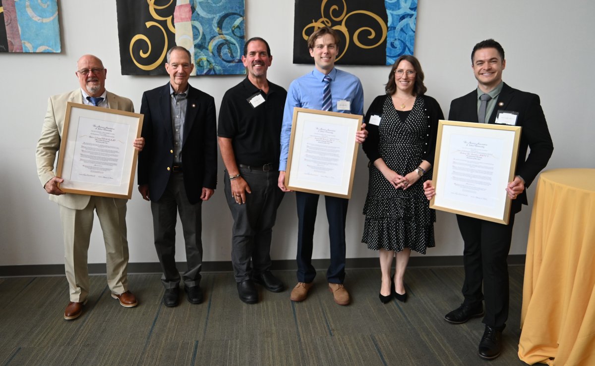 The annual alumni awards reception was held June 14, 2025, in the Bennett Lounge of the Hafter Student Community Center on the Elkins Park campus.

Read more: ow.ly/SxML50Wb56e

#salusuniversity #salusatdrexel #awesomealumni #recognition