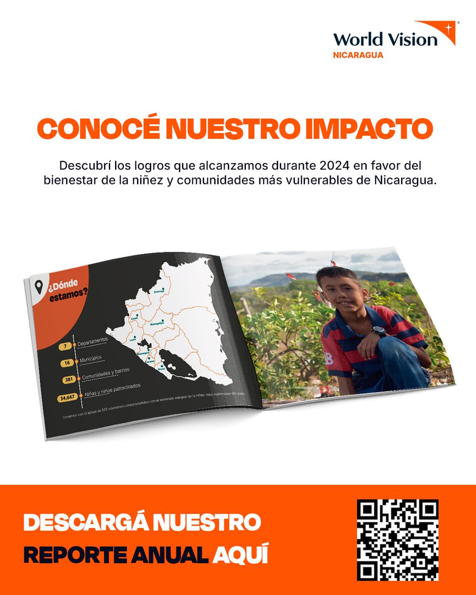 Nuestro Reporte Anual 2024 ya está aquí. 📖

Descargalo y conocé de cerca cómo hemos incidido en la vida de miles de niñas, niños y adolescentes nicaragüenses.

Accedé aquí: bit.ly/4e3MIwZ