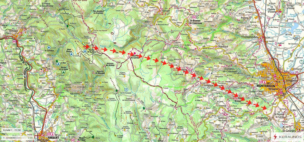 🌪️Publication du dossier sur la tornade qui a frappé la Loire le 1er juin dernier : intensité EF2 (175-220 km/h), parcours de 20,9 km et nouveau record d'altitude pour une tornade française.
➡️à lire ici: keraunos.org/actualites/fai…