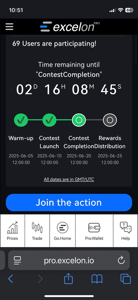Excelonapp's tweet image. 🔥Great Competition on Excelon Pro Exchange!!
🚀There is still time to participate and claim your part of the $USDC 11,000 prize. 
➡️excelon.io
#excelon #usdc #exchange #cryptocurrency #cryptotrading