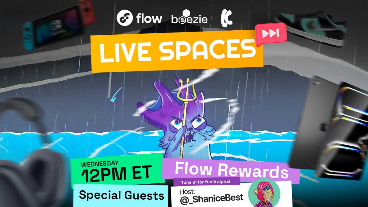 Touching grass is cool...
But redeeming iPads &amp; Macbooks from Flow is cooler 😎

Pull up Wednesday @ 12PM ET
We’ll show you how Flow Rewards work 🧠