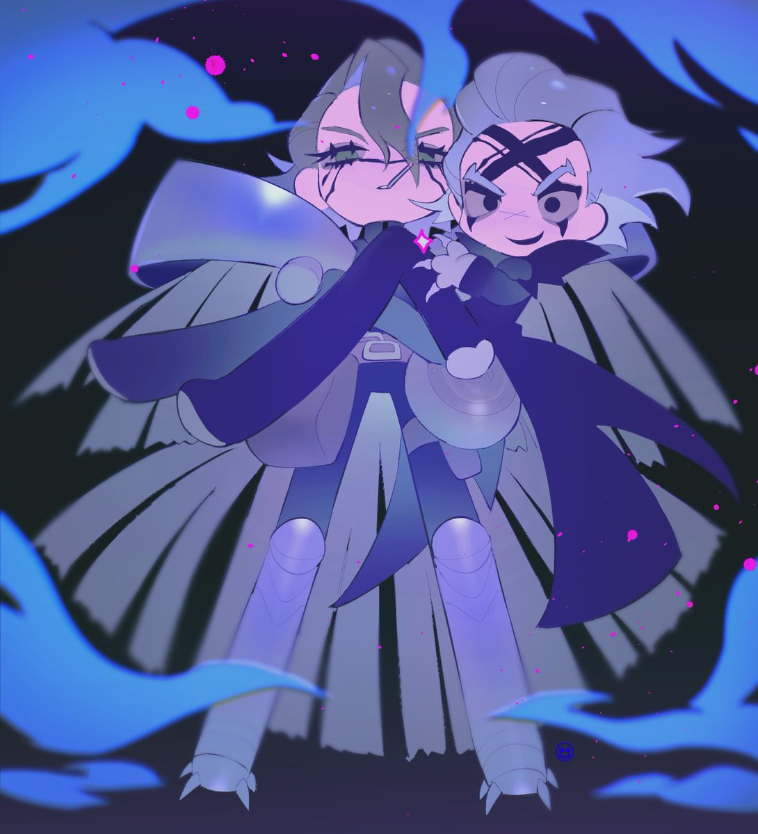 a chibi commission but also very good homosexuals #dcst