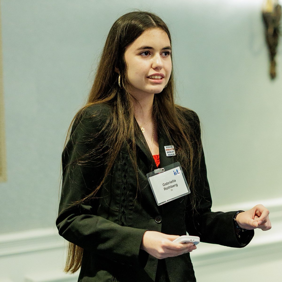IncubateDebate's tweet image. Congratulations to Gabriella Rothberg for advancing to the Semi-final Round at the 2025 Incubate Debate National Championship! Gabriella rigorously debated birthright citizenship's status in the United States in a round scored by professors, attorneys, and business leaders.