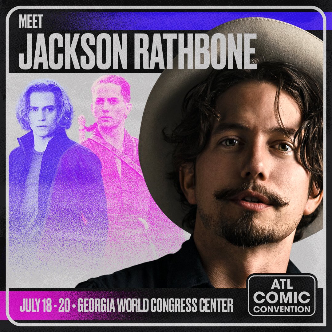 📣 In case you missed it, Jackson Rathbone will be at ATL Comic Convention!!

🎟 Join us July 18th-20th, get your tickets: bit.ly/3FT8ebi
