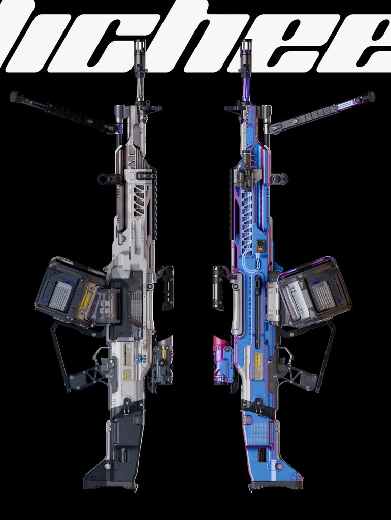 Lichee191's tweet image. Science fiction Machine-gun design
Inspired by M250
#3DCG #3dart #blender #Weapon
#design #plasticity