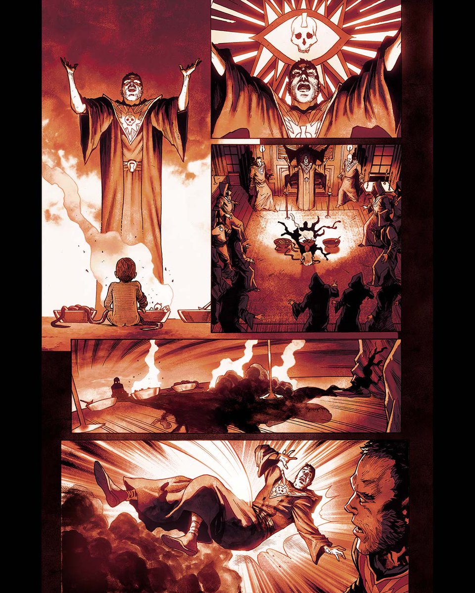 Mikemaluk's tweet image. Art preview from the first pages of @DCOfficial Batman & Robin # 23 with @PhillipKJohnson , in which Etrigan gives Batman the supposed ORIGIN OF MEMENTO!
Stellar color by Marcelo Maiolo
Only one issue away from THE big finale, don’t miss it!