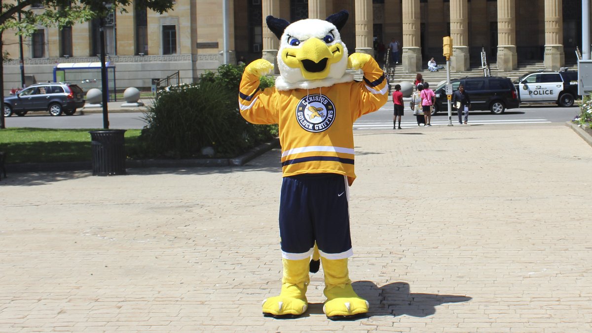 Happy #NationalMascotDay to the biggest #Griffs fan we know, <a href="/PeteyGriffin/">Petey The Griffin</a>!