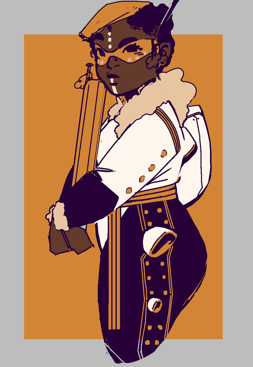 daimaobutterfly's tweet photo. look at my cutiepie ass lancer character, she's an african info broker. https://t.co/2ajXobKdFo