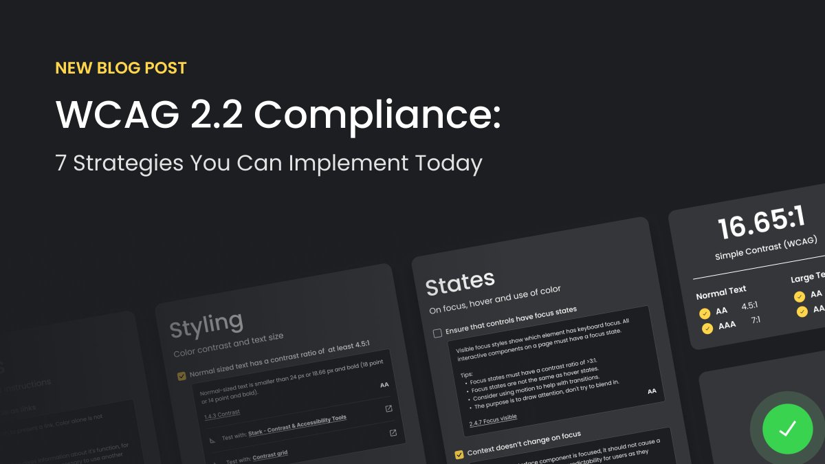 Is your site as accessible as you think? 

WCAG 2.2 is here.

📌 Better focus indicators
📌 Bigger touch targets
📌 No drag-only tasks
📌 Accessible logins

Miss these, and you could be leaving people out. 
Read our guide: bit.ly/442AbFx

#Accessibility #WCAG #Nonprofits