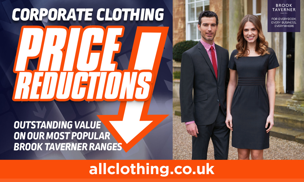 AllClothingProt's tweet photo. Brook Taverner Corporate Clothing – Better Value than ever! 🤑

Highly competitive pricing across the range with great reductions on popular best-sellers, including formal blazers!

https://t.co/EHo7OVKeIB

#brooktaverner #pricereductions #corporatewear #shoplocal #allclothing https://t.co/3uEsmUNjrl