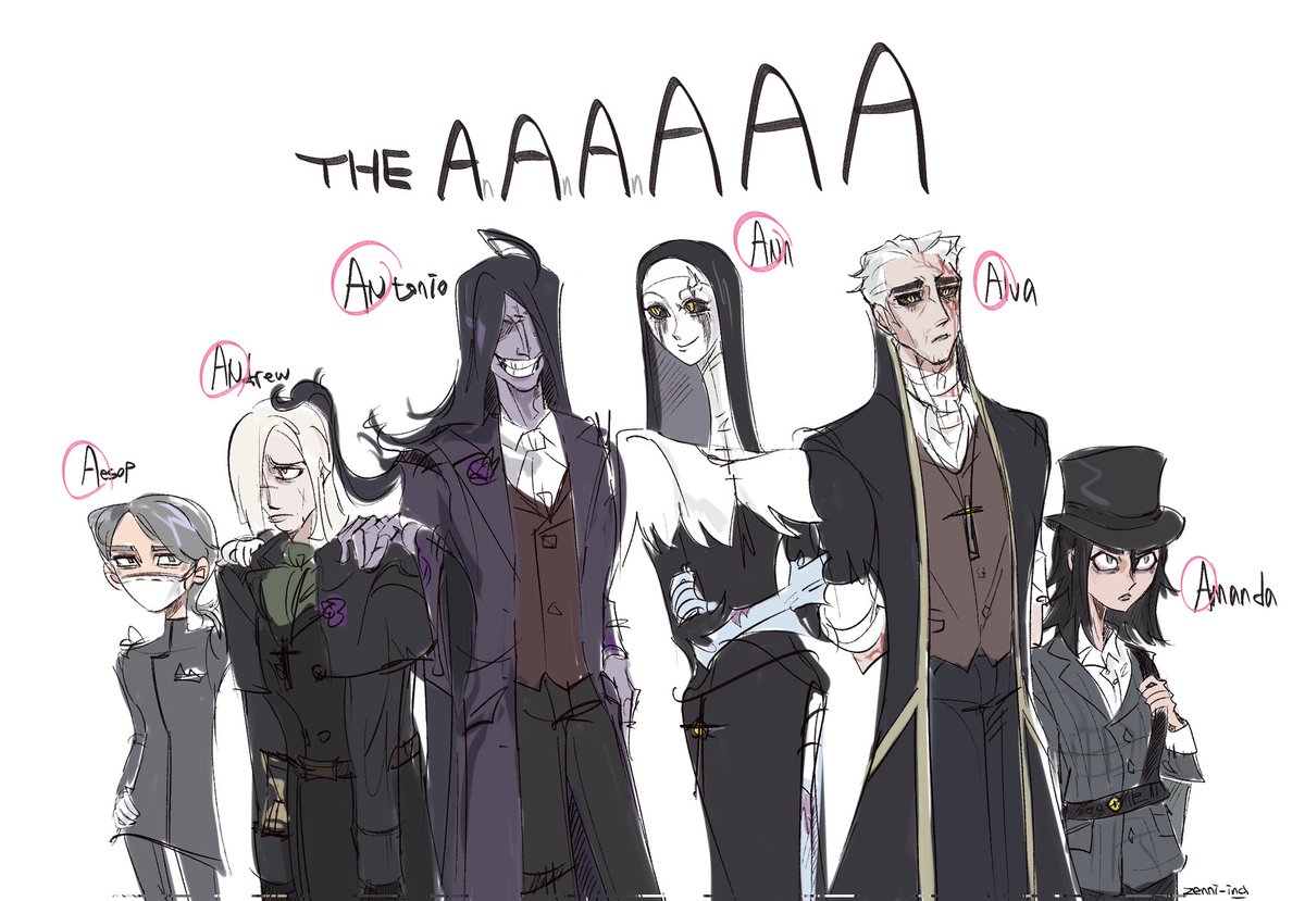 #IdentityV 
I should start playing the sims with these guys or sth