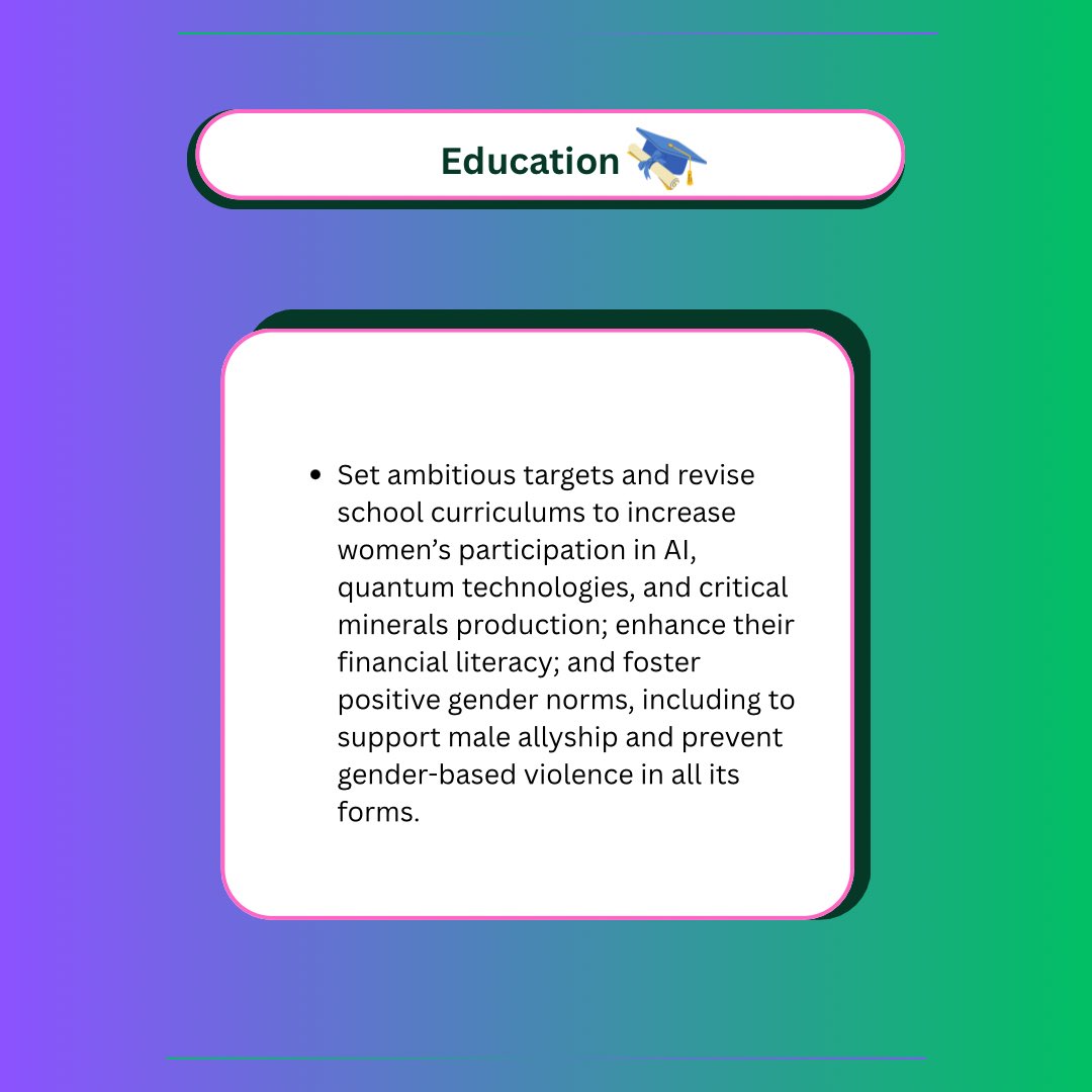 As we mark day two of the G7 Leaders Summit, here are more of GEAC’s 2025 recommendations.

Learn more by clicking the link in my bio.