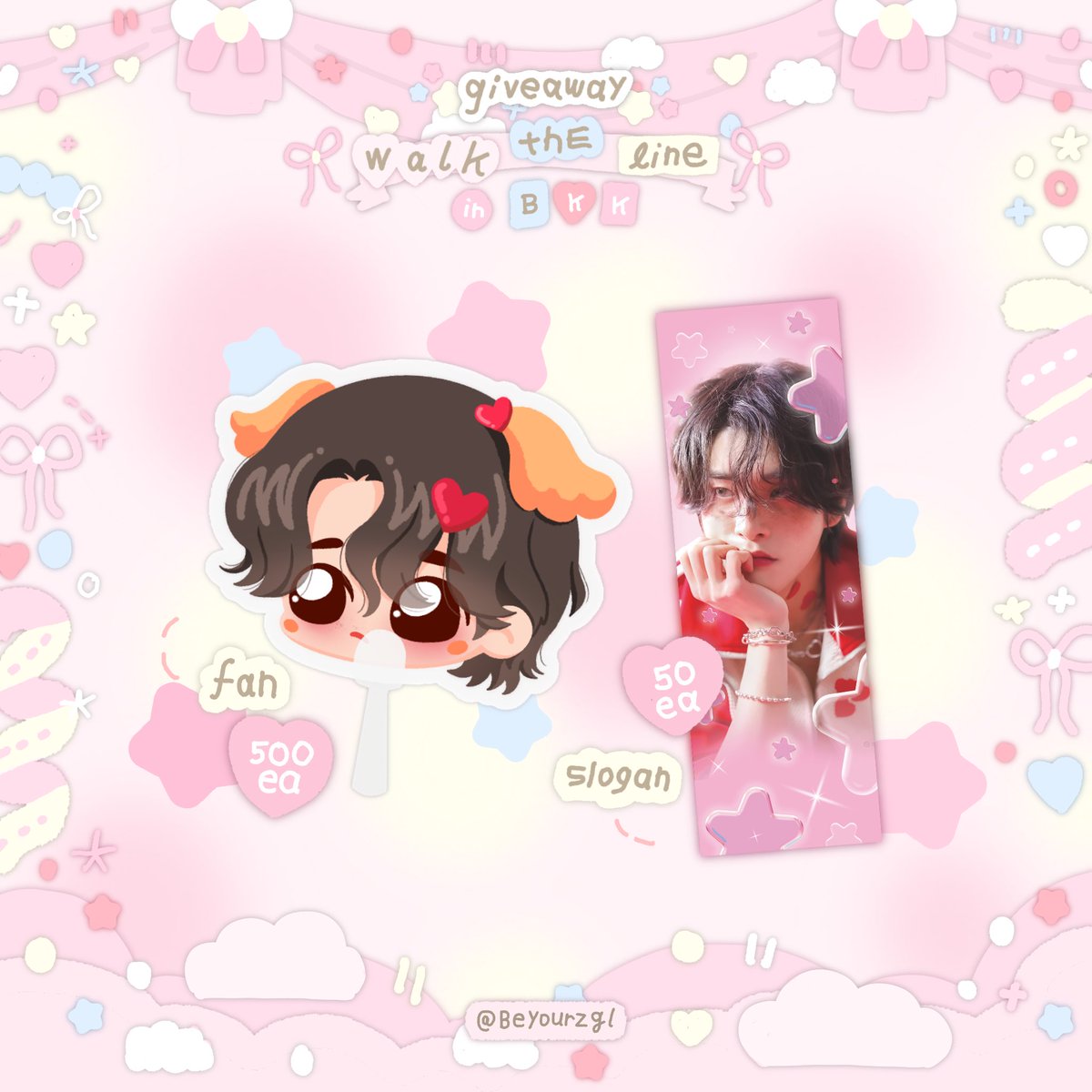 🥀— pls kindly rt ♡ 

˗ˏˋ꒰ walk the line in bkk ꒱ˎˊ˗

𝙂𝙞𝙫𝙚 𝙖𝙬𝙖𝙮 𝙛𝙤𝙧 𝙚𝙣𝙜𝙚𝙣𝙚
– 𝙛𝙖𝙣 𝟱𝟬𝟬 𝙚𝙖 
– 𝙨𝙡𝙤𝙜𝙖𝙣 𝟱𝟬 𝙚𝙖

୨ৎ rt and show this tweet 
🏟️ location - Rajamangkala stadium  
🕝 time - TBA

#WALKTHELINE_IN_BANGKOK