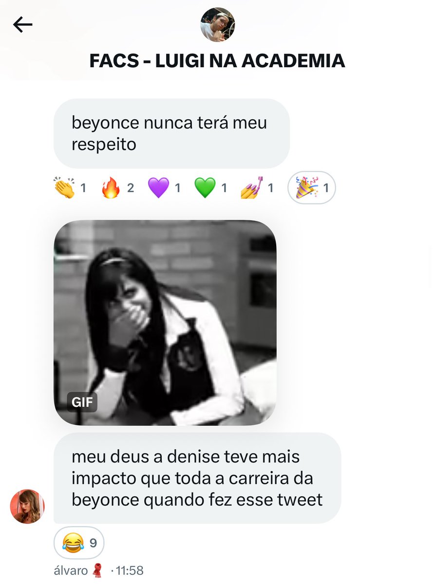 faccaoswifties's tweet image. Novo membro da FACS entregando humor e usando o bordão do grupo “beyoncé nunca terá o meu respeito” em pleno almoço de terça-feira.