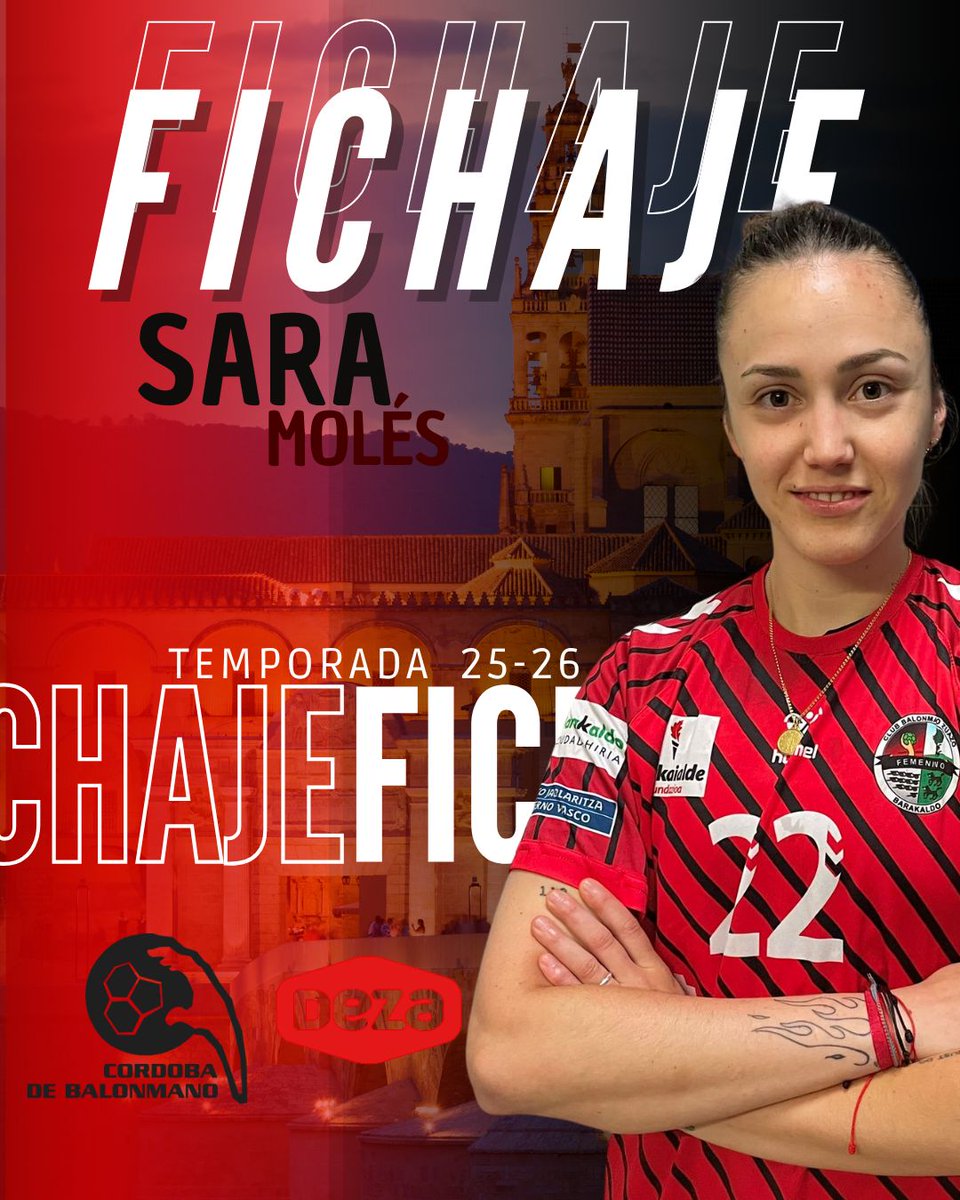 CBM Córdoba de Balonmano (@cordobadebm) on Twitter photo 🚨 FICHAJE
Primera incorporación para el Deza CBM. Se trata de Sara Molés, extremo derecho catalana de 25 años, formada en el Handbol Sant Vicenç. Procede del Sporting La Rioja y ha jugado además en Aula Cultural y Zuazo. Internacional junior. ¡Bienvenida <a href="/saramoles23/">sara molés</a>! 🚨 FICHAJE
Primera incorporación para el Deza CBM. Se trata de Sara Molés, extremo derecho catalana de 25 años, formada en el Handbol Sant Vicenç. Procede del Sporting La Rioja y ha jugado además en Aula Cultural y Zuazo. Internacional junior. ¡Bienvenida <a href="/saramoles23/">sara molés</a>!