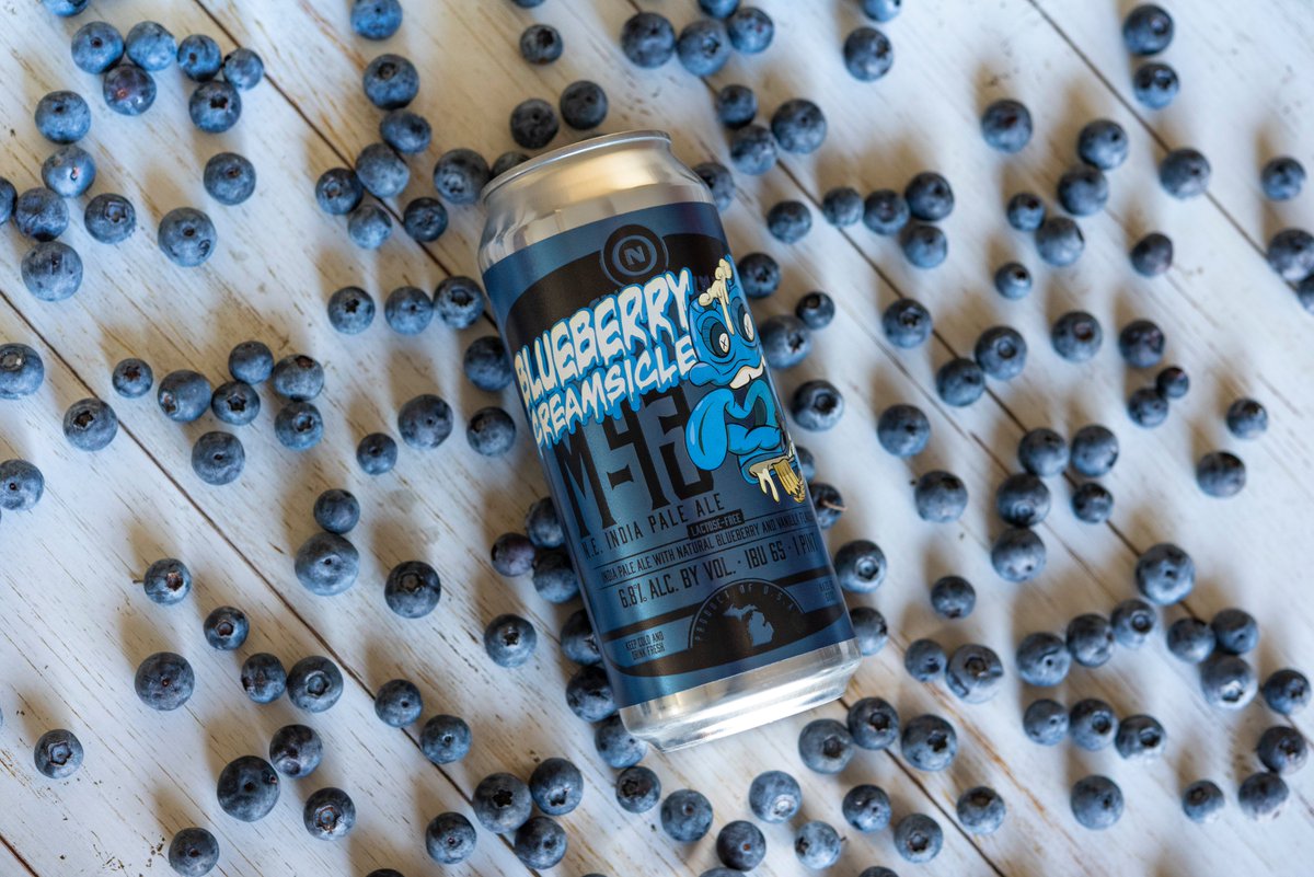 The day has finally arrived! Blueberry Creamsicle M-43 is beginning to hit retailers' shelves and taps statewide in Michigan!  🫐

Other markets, including OH, KY, WI, IN, GA, CO, and IL (except Chicagoland), will be seeing it very soon!

Find it: qrco.de/bfhSWc