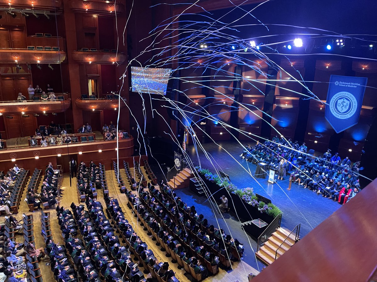 We're proud to celebrate @hmhschoolofmed's fifth and largest ever graduating class. We look forward to seeing all that these 136 inspiring individuals will accomplish, and are honored that 47 students matched with us and will remain in the Hackensack Meridian family.